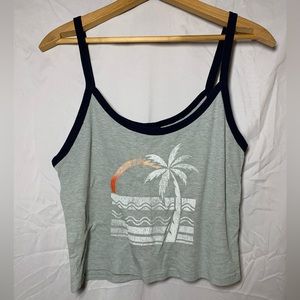 Aeropostale Cropped Tank Top Summer Beach